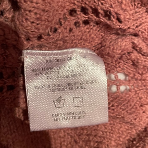 Large linen-cotton blend light sweater - Picture 3 of 3